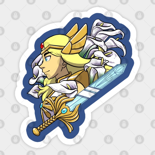 Calla Lily She-Ra Sticker by NightGlimmer